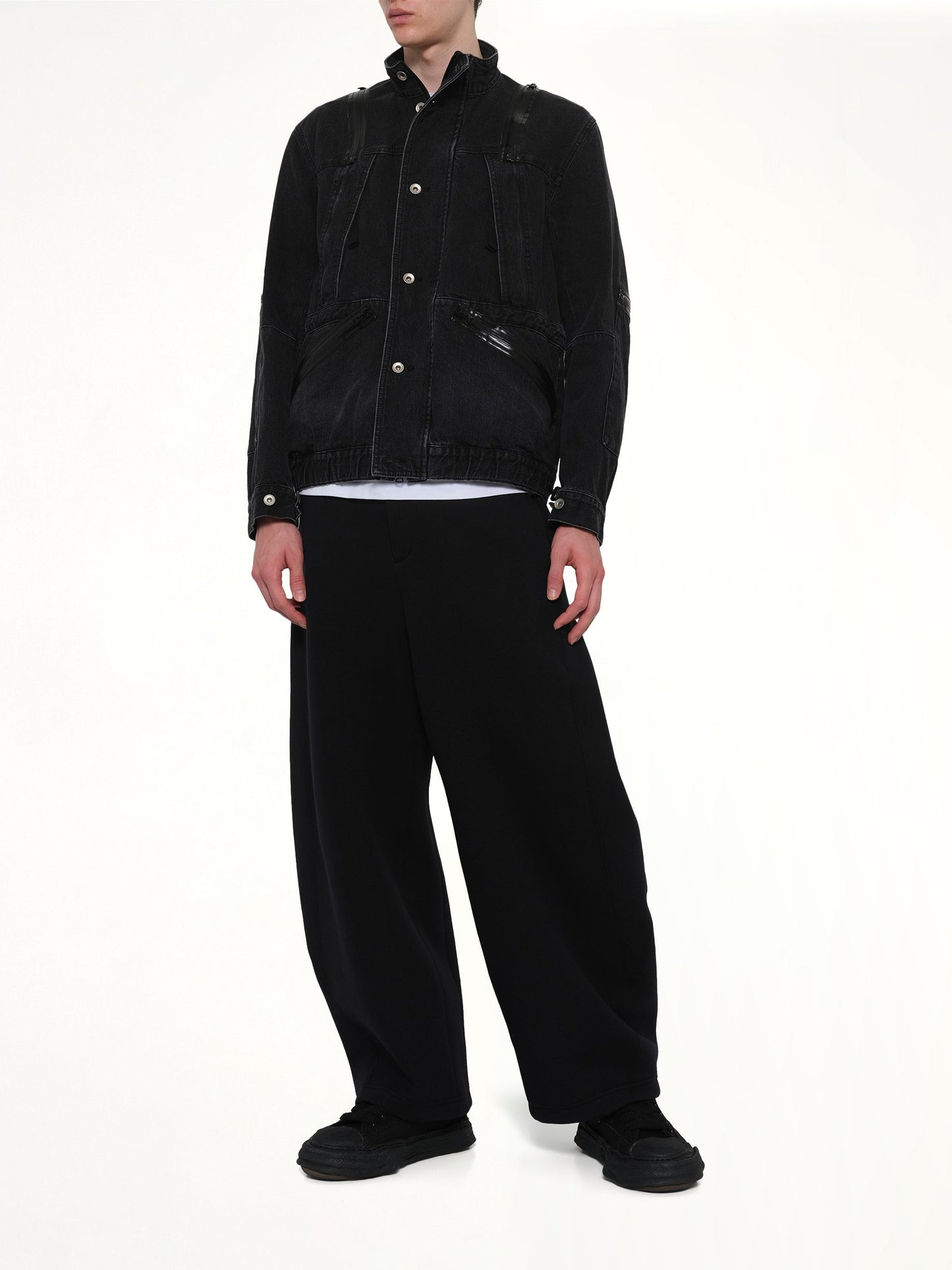 SACAI Denim Blouson (Black)