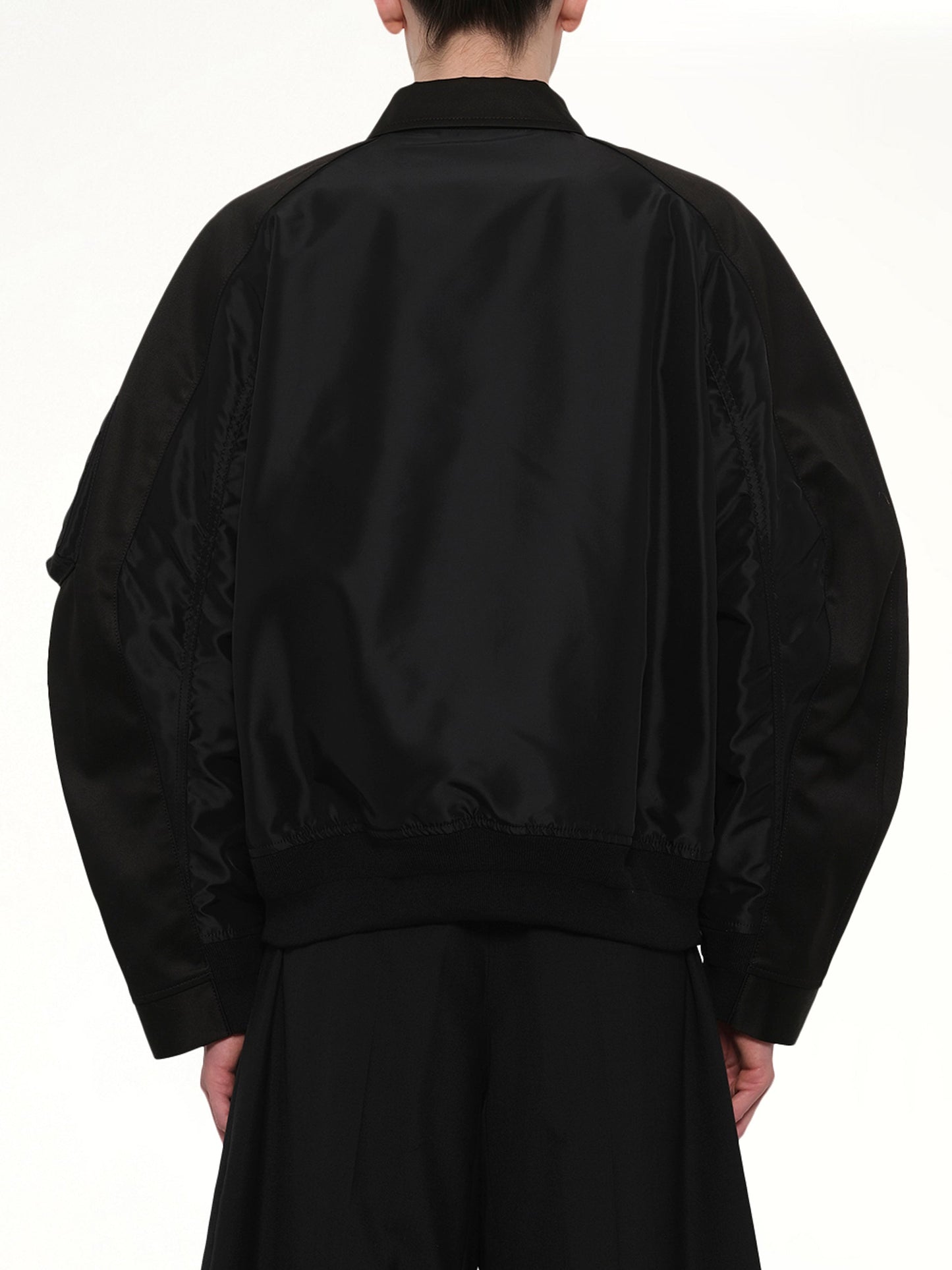SACAI Cotton Chino x Nylon Twill Blouson (Black)