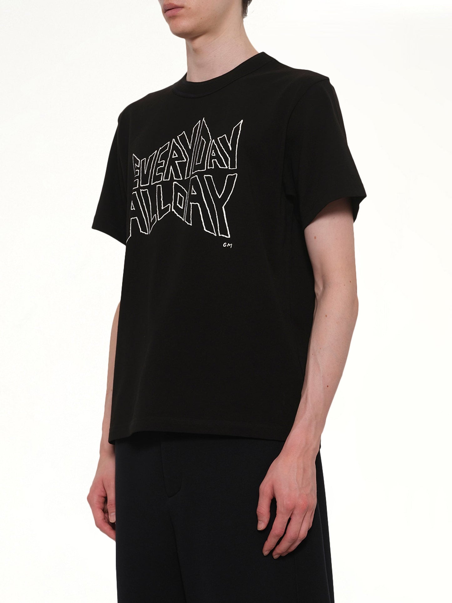 Geoff Sacai Print T-Shirt (Black)