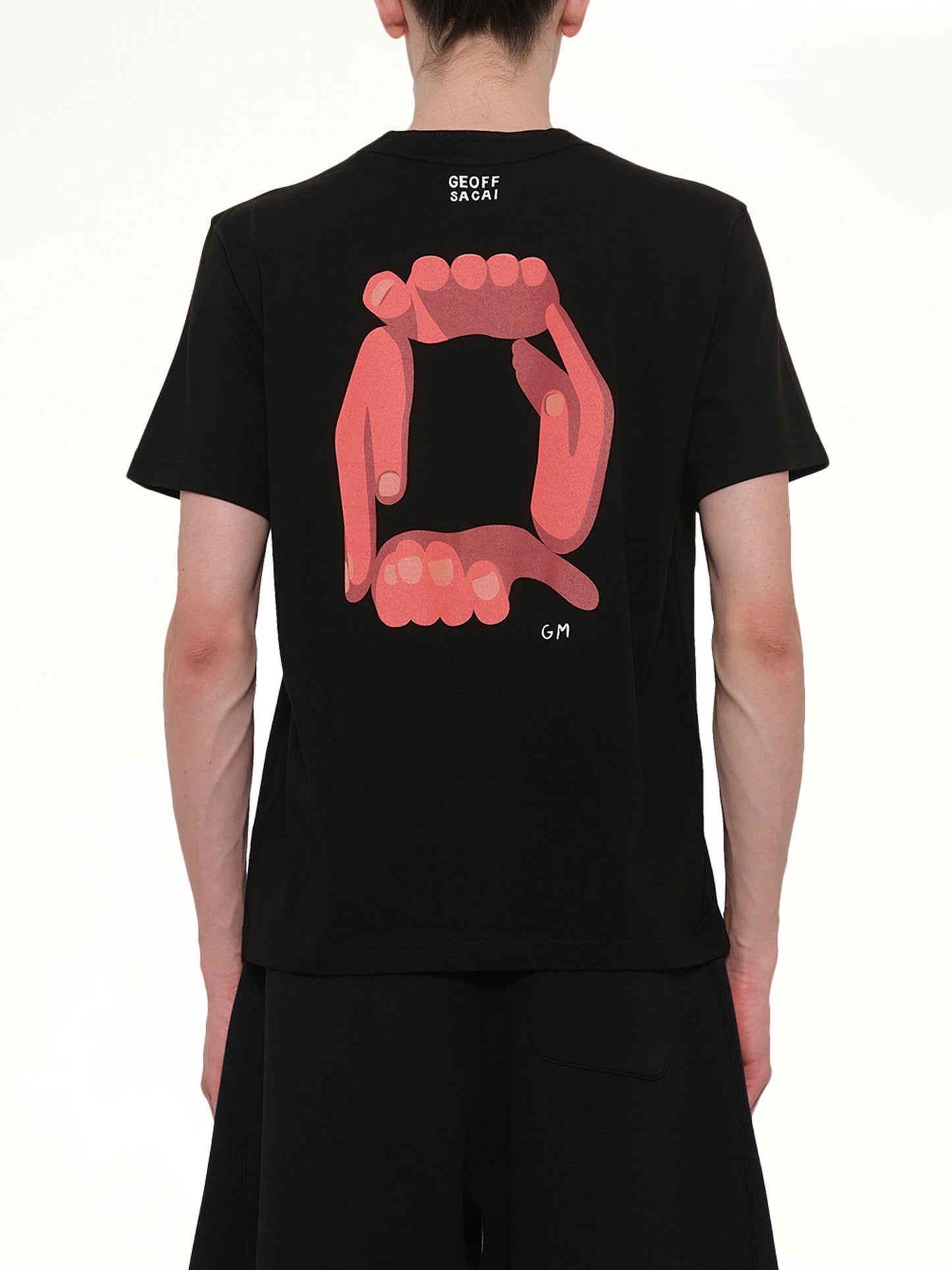 Geoff Sacai Print T-Shirt (Black)