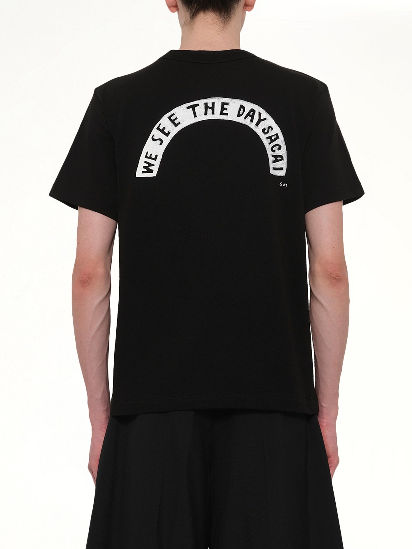 SACAI Geoff "We Are People" T-Shirt (Black)