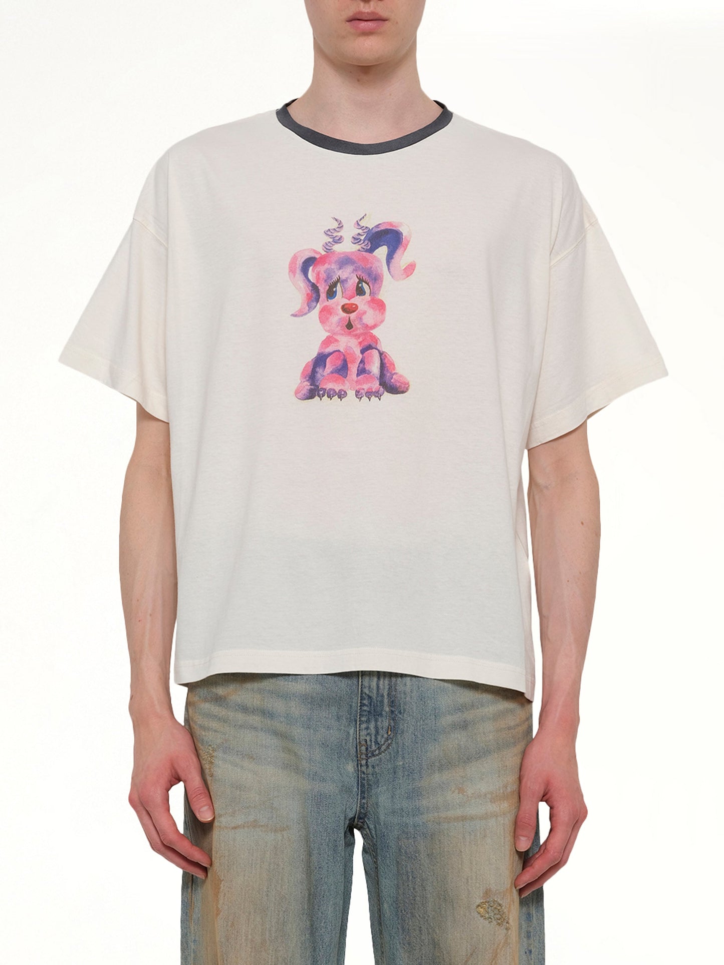 Image of T-Shirts. Product name - Monster T-Shirt in Black colour by brand - WE11DONE