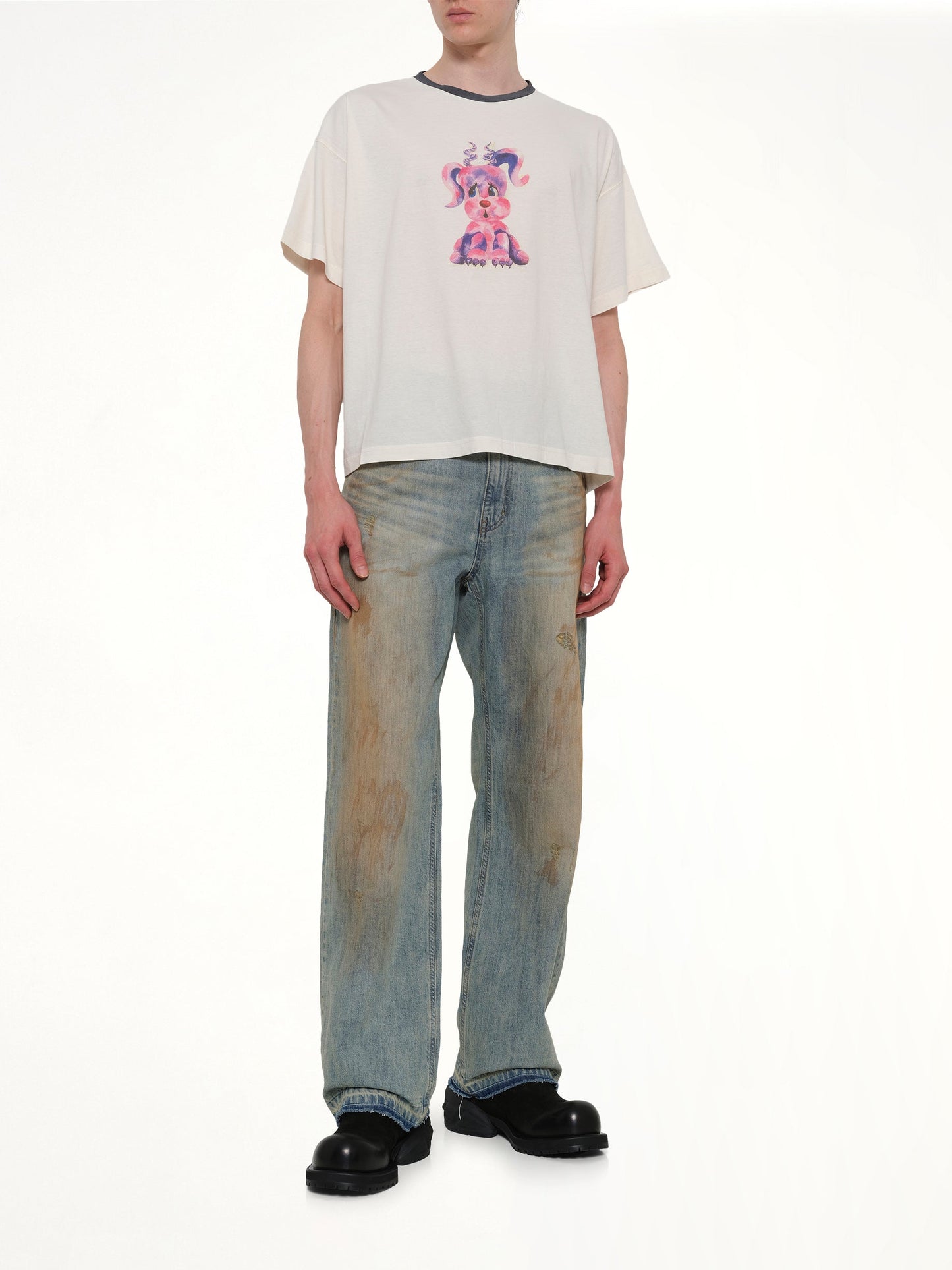 WE11DONE Monster T-Shirt (Black)