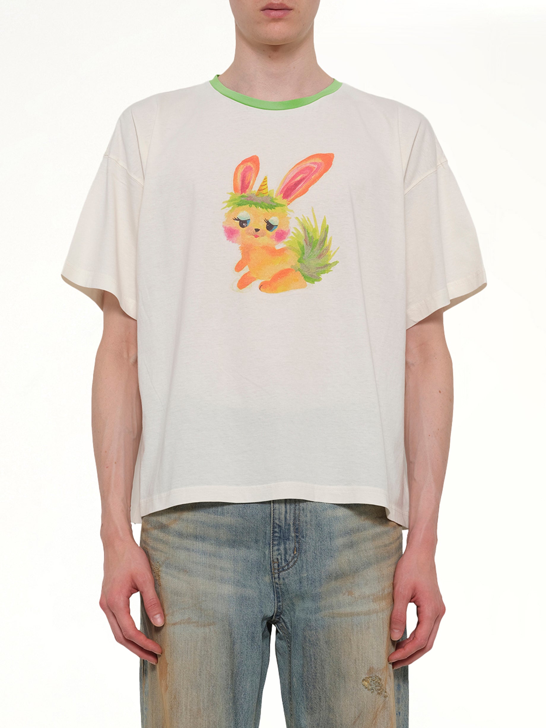 Image of T-Shirts. Product name - Monster T-Shirt in Green colour by brand - WE11DONE