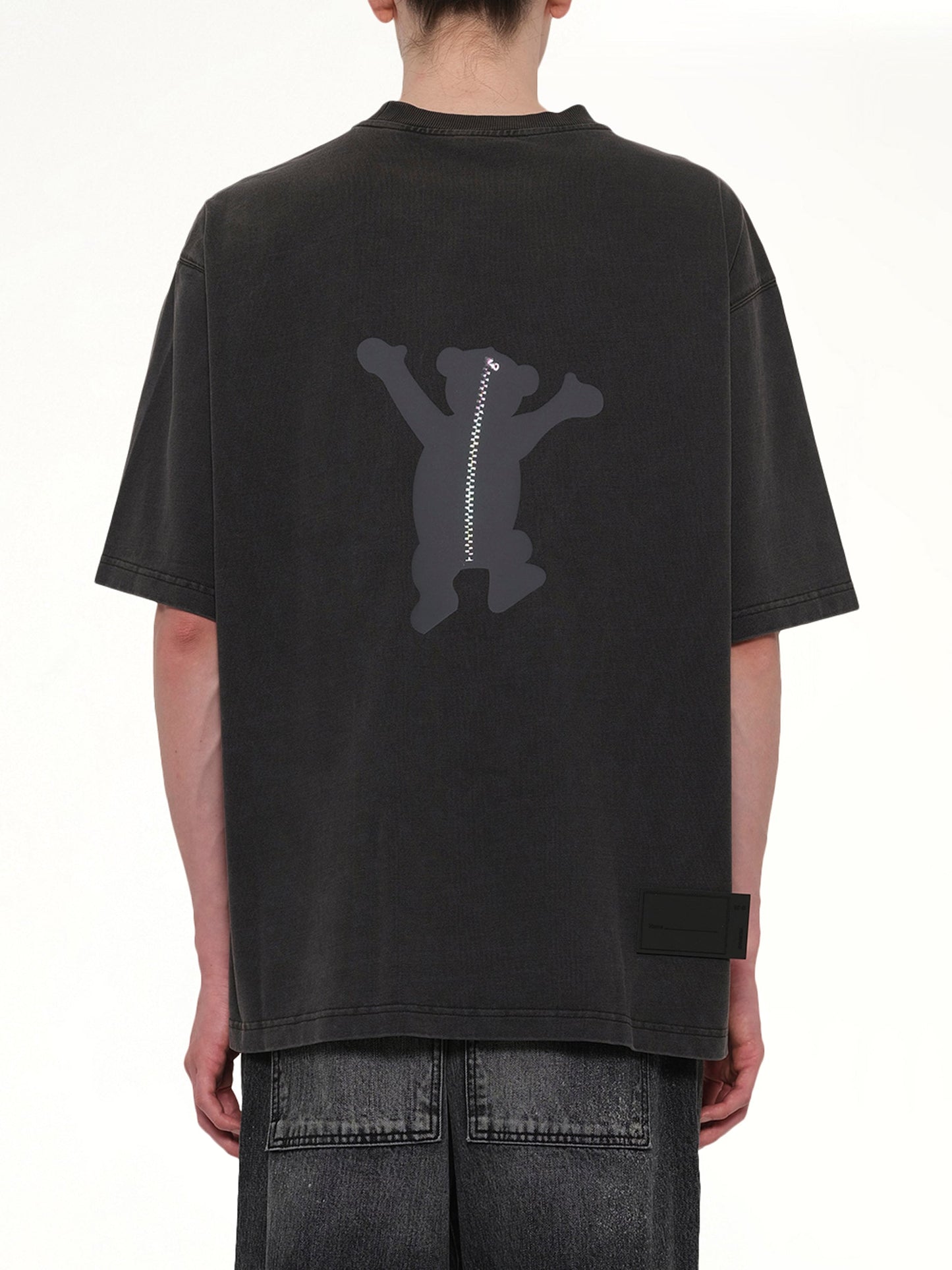 WE11DONE Teddy Logo T-Shirt (Charcoal)