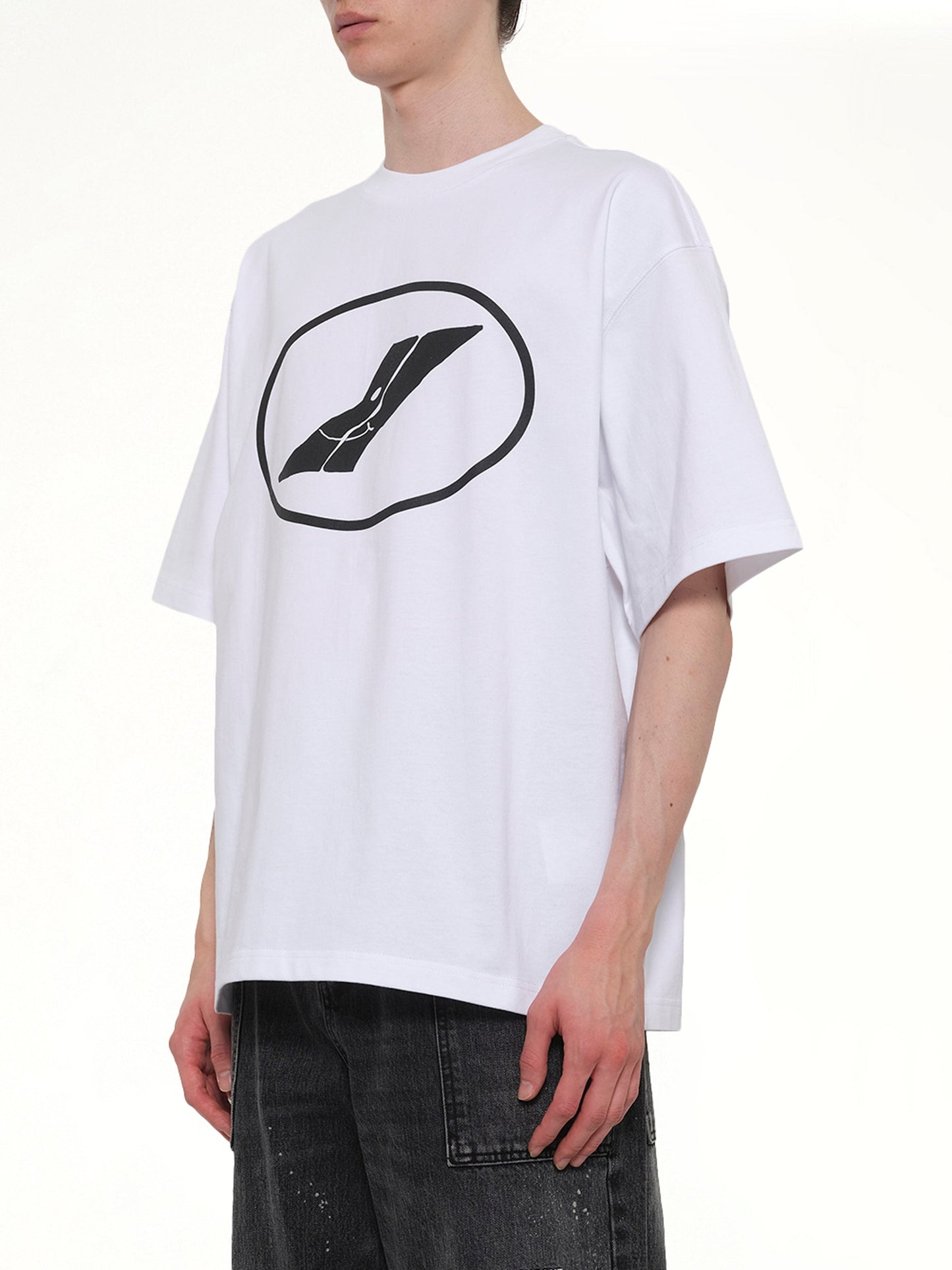 We11done Print T-Shirt (White)