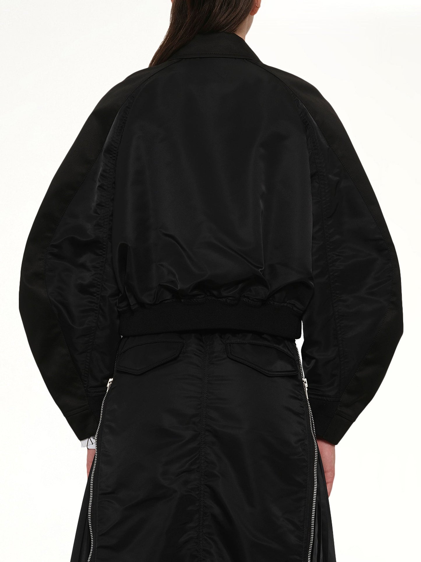 SACAI Cotton Chino x Nylon Twill Blouson (Black)