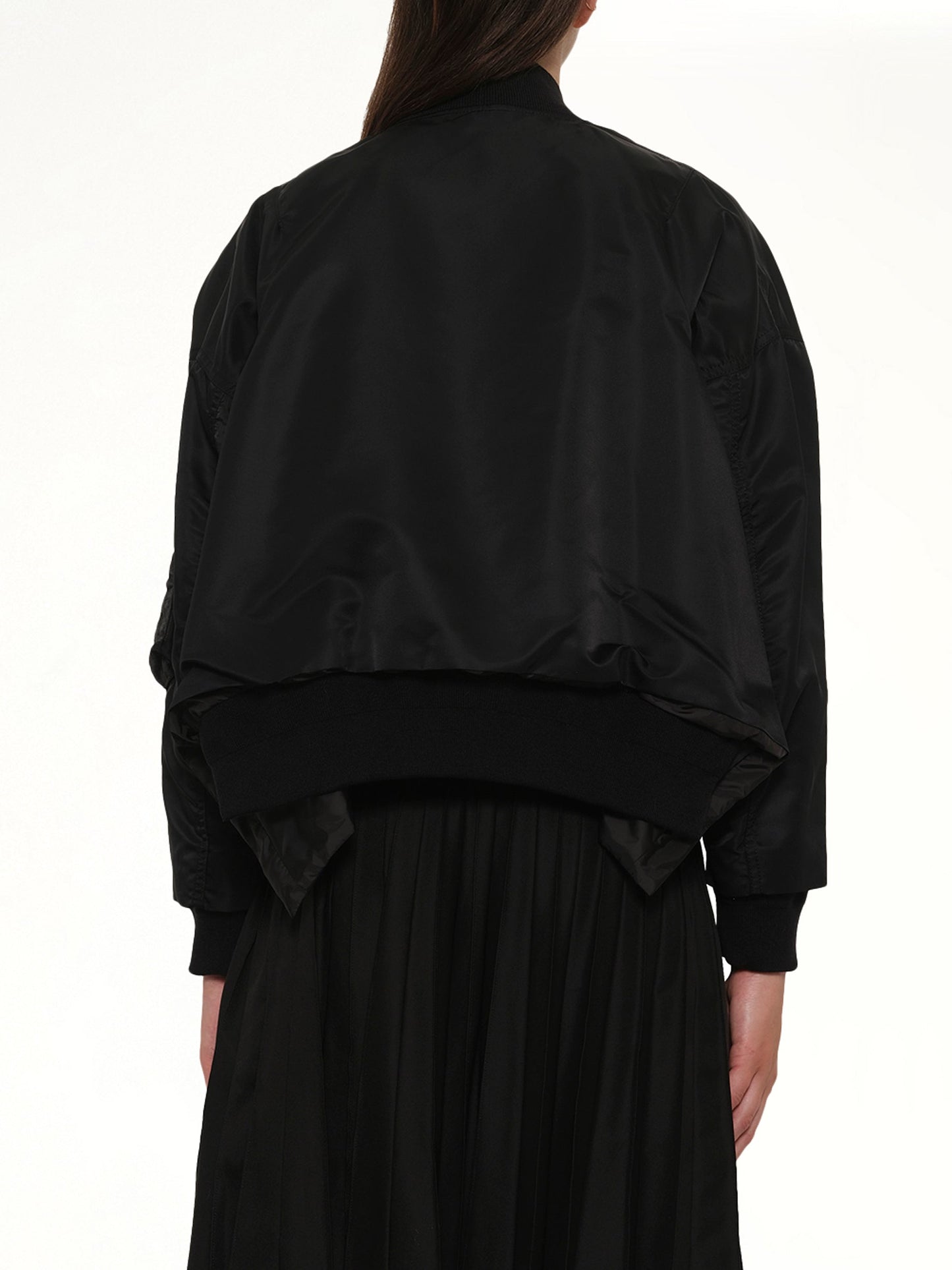 SACAI Nylon Twill Blouson (Black)