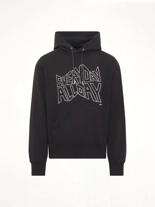 Geoff Sacai Print Hoodie (Black)