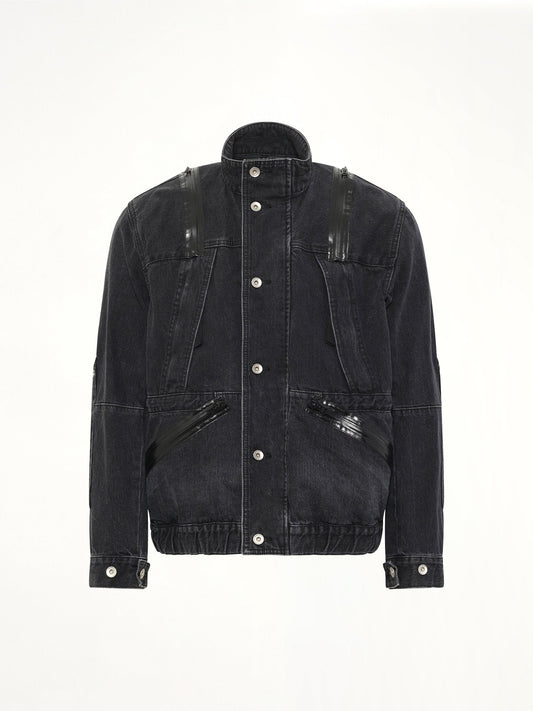 SACAI Denim Blouson (Black)
