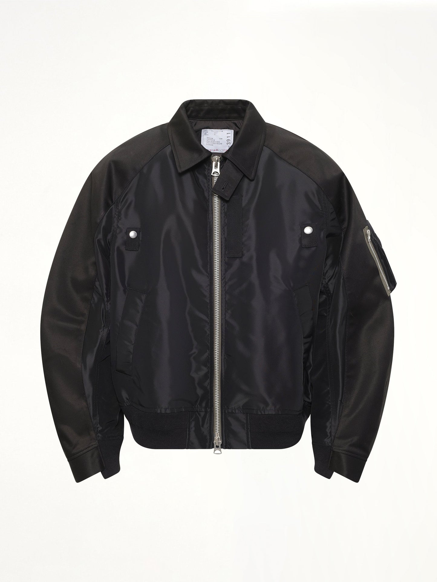 SACAI Cotton Chino x Nylon Twill Blouson (Black)