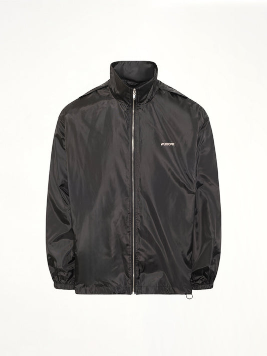 WE11DONE Logo Windbreaker Jacket (Black)