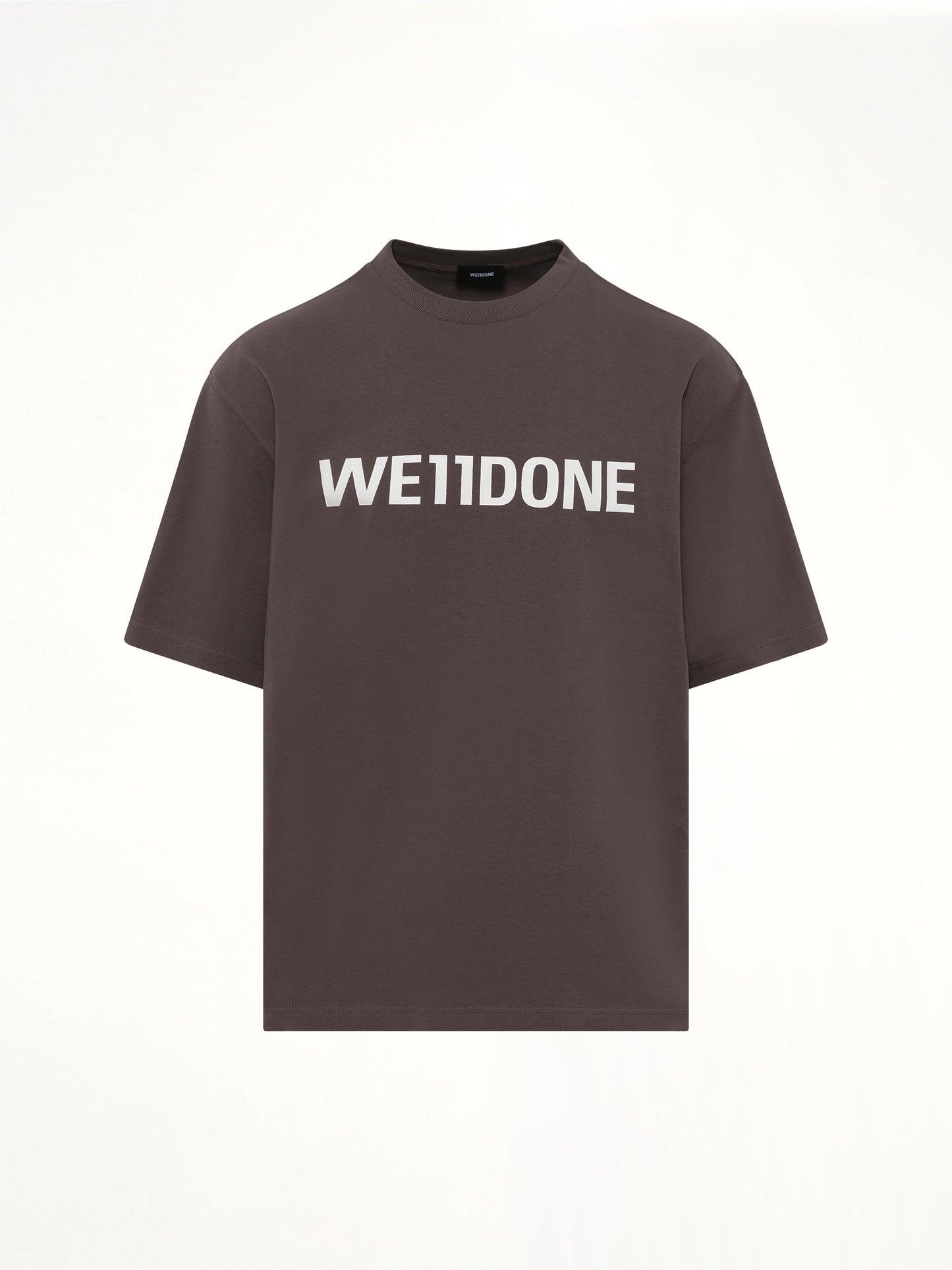 WE11DONE Basic Logo Large T-Shirt (Charcoal)