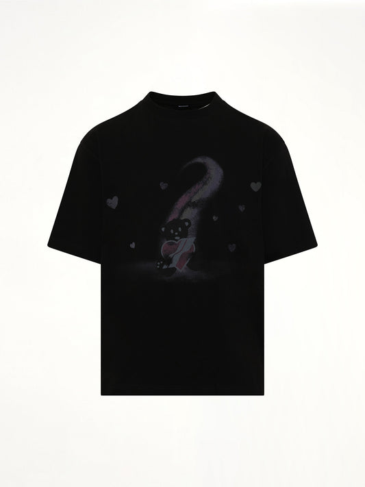 WE11DONE Teddy Bear Print T-Shirt (Black)