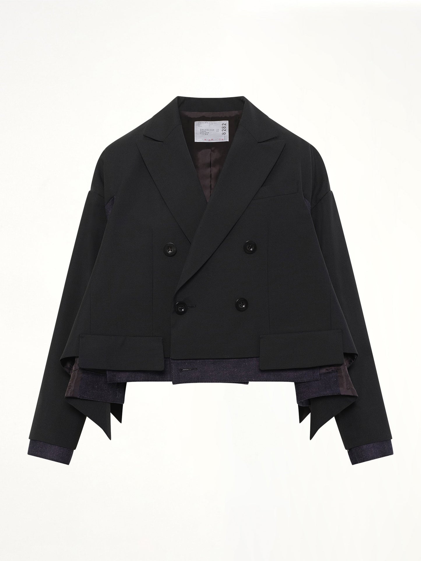 SACAI Suiting x Denim Jacket (Black)
