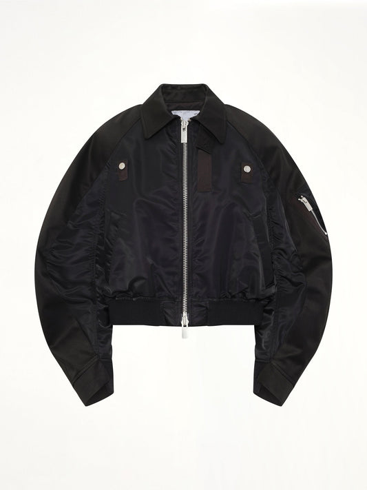 SACAI Cotton Chino x Nylon Twill Blouson (Black)