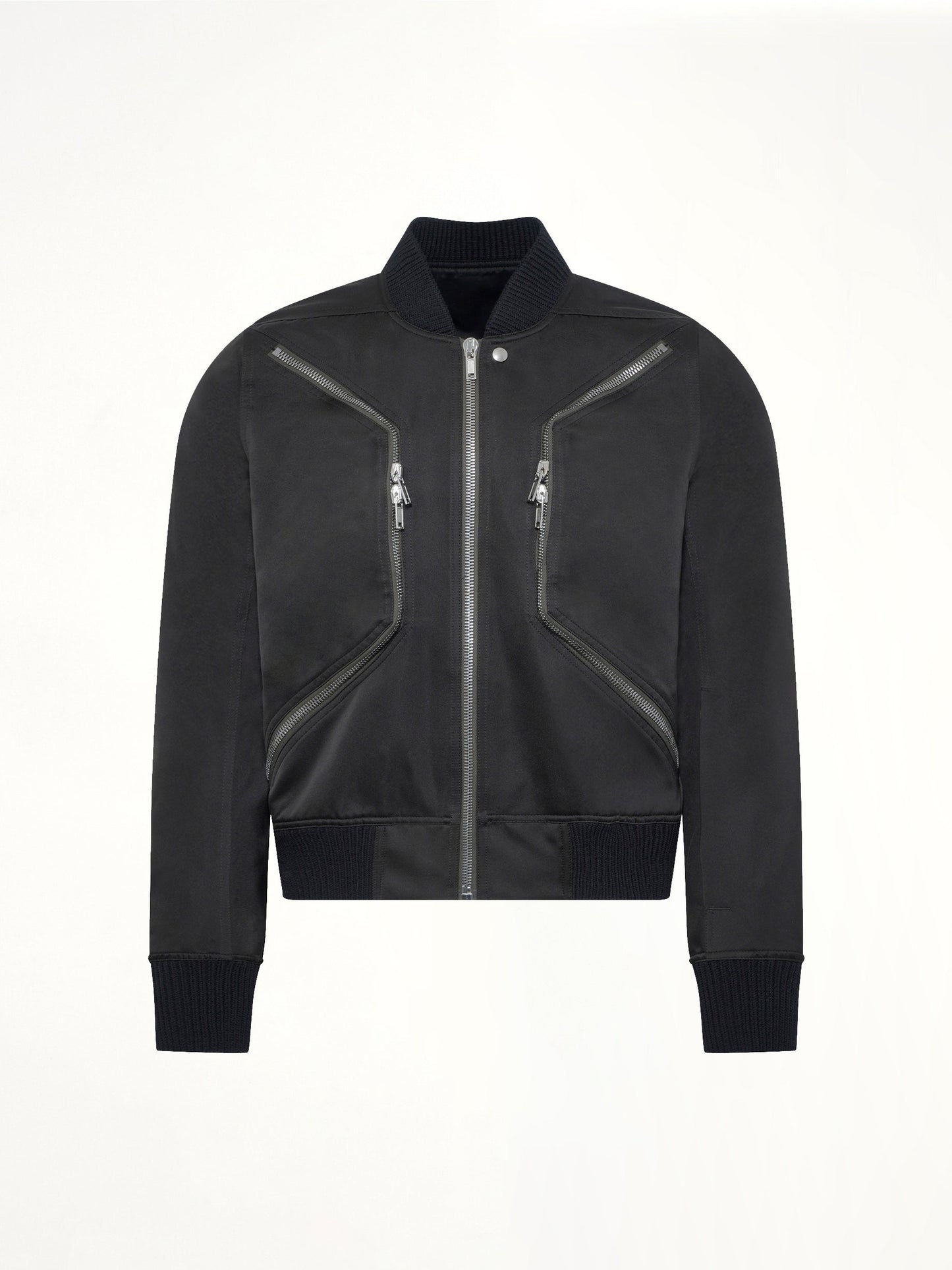 RICK OWENS Heizer Flight Jacket (Black)