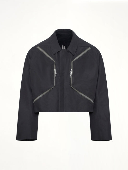 RICK OWENS Heizer Mac Jacket (Black)