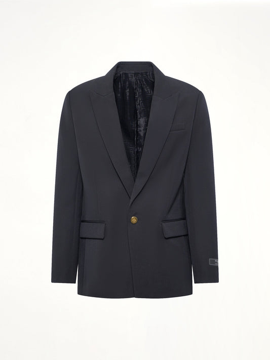 BALMAIN 1 BTN GDP Jacket (Black)