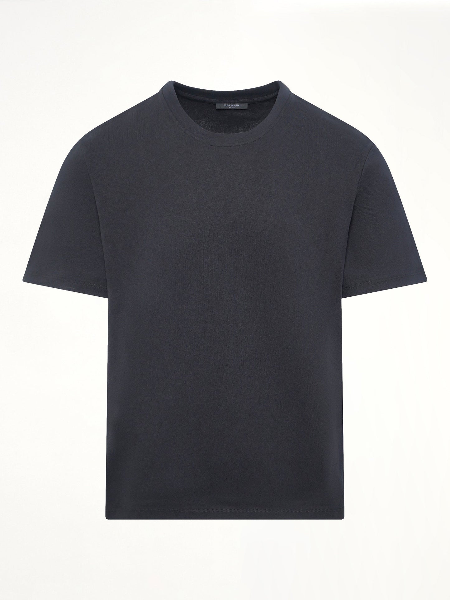 BALMAIN Back College Emblem T-Shirt (Black)