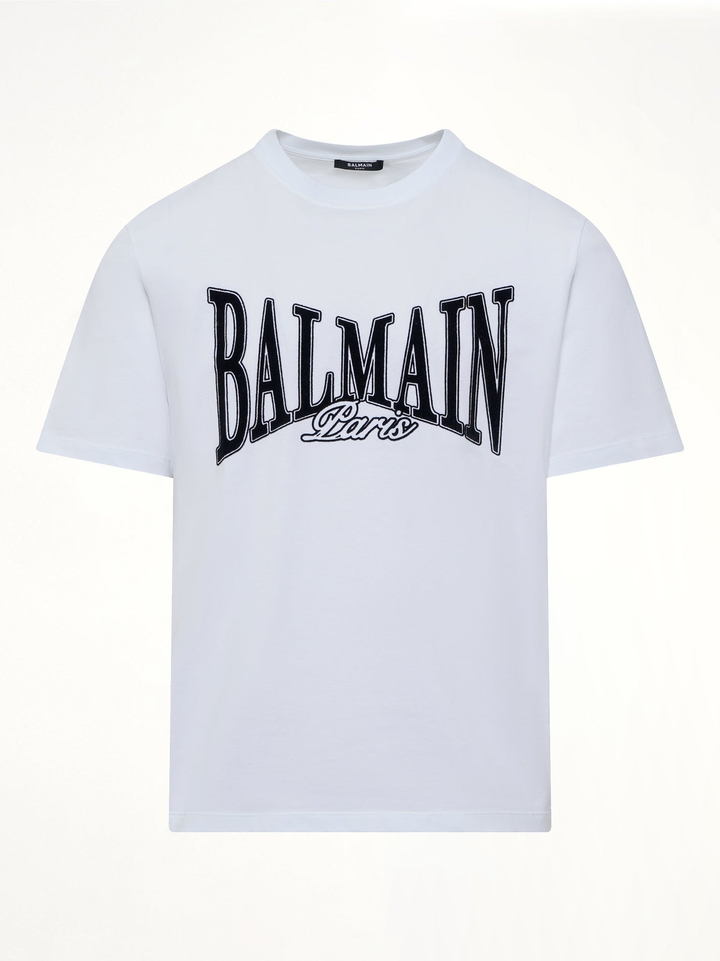 Balmain College Flock T-Shirt (White)