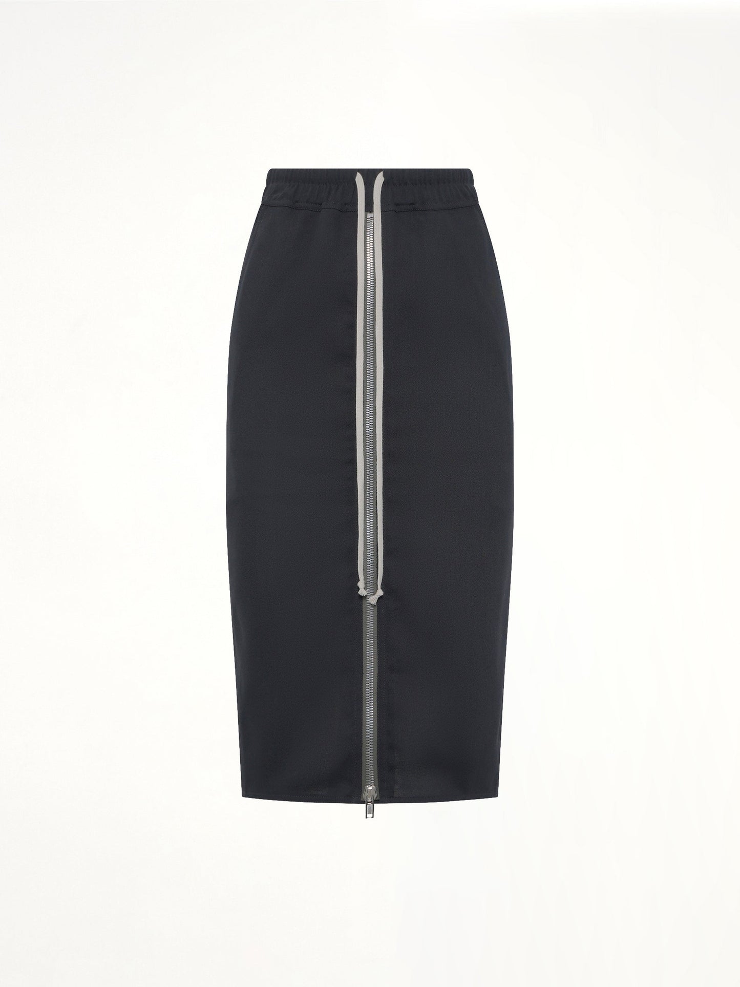 RICK OWENS Zipped Short Pillar (Black)
