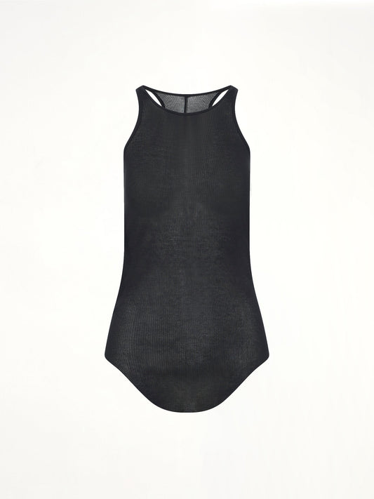 RICK OWENS Basic Rib Tank (Black)
