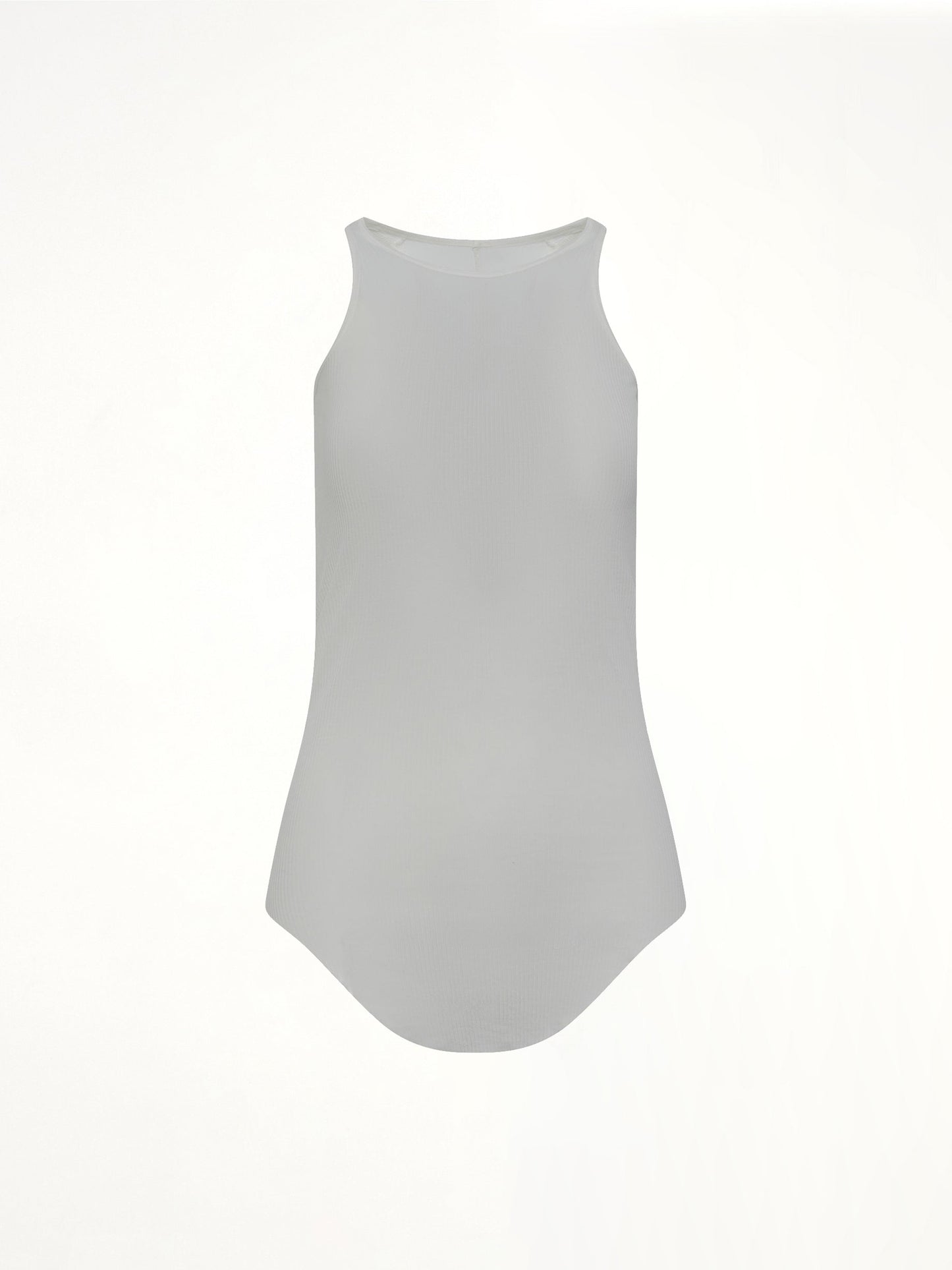 RICK OWENS Basic Rib Tank (White)