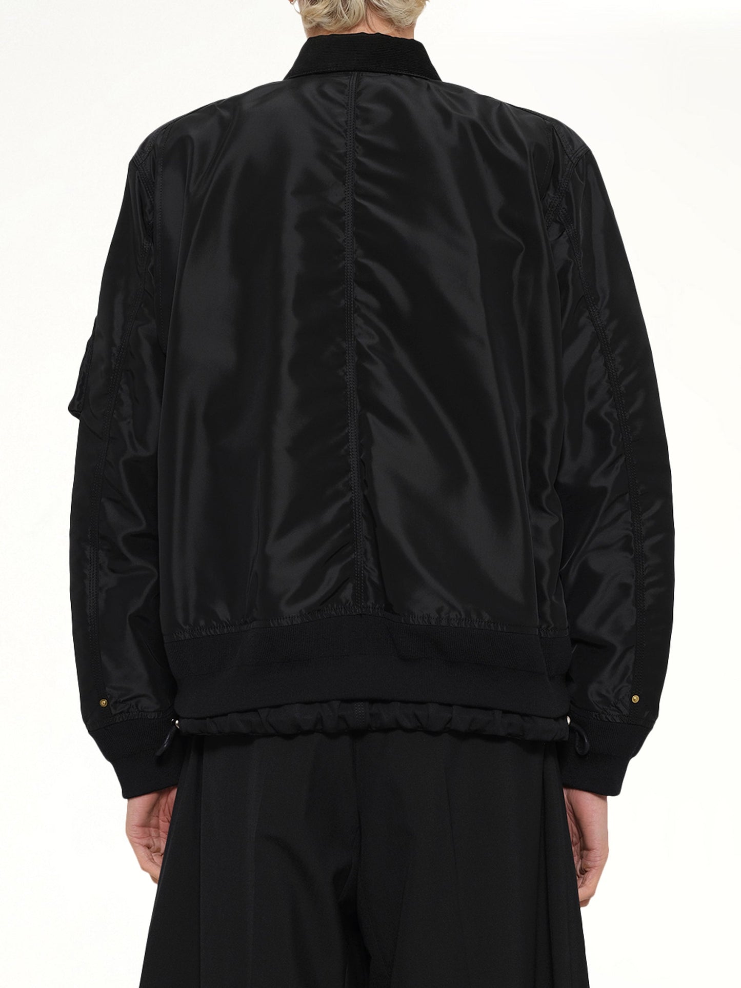 SACAI Carhartt WIP Nylon Twill x Duck Blouson (Black)
