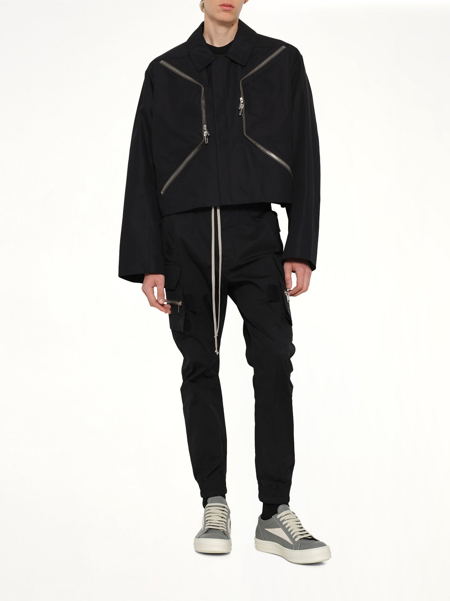 RICK OWENS Heizer Mac Jacket (Black)