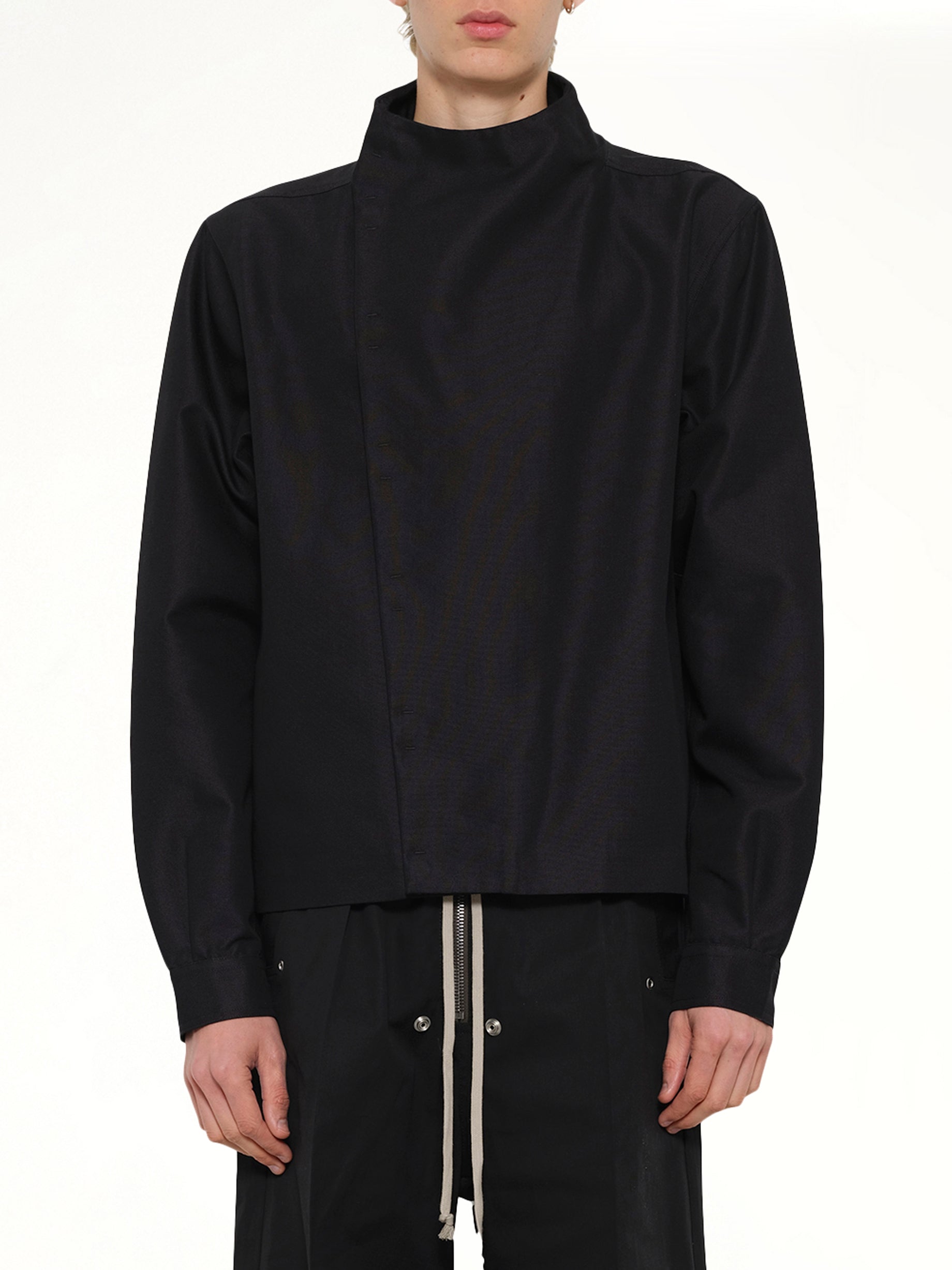 Image of Coats & Jackets. Product name - LPM Jacket in Black colour by brand - RICK OWENS