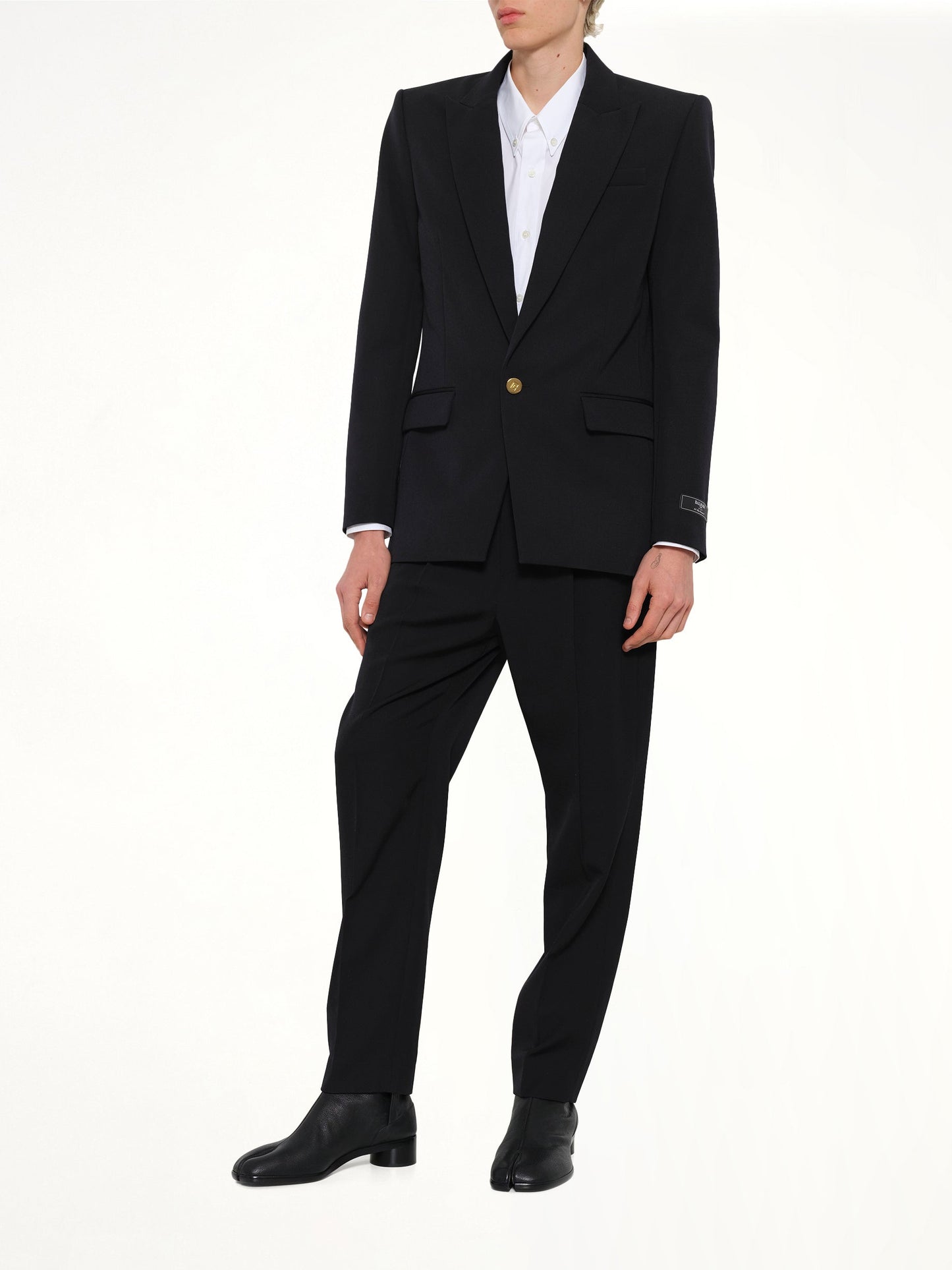 BALMAIN 1 BTN GDP Jacket (Black)