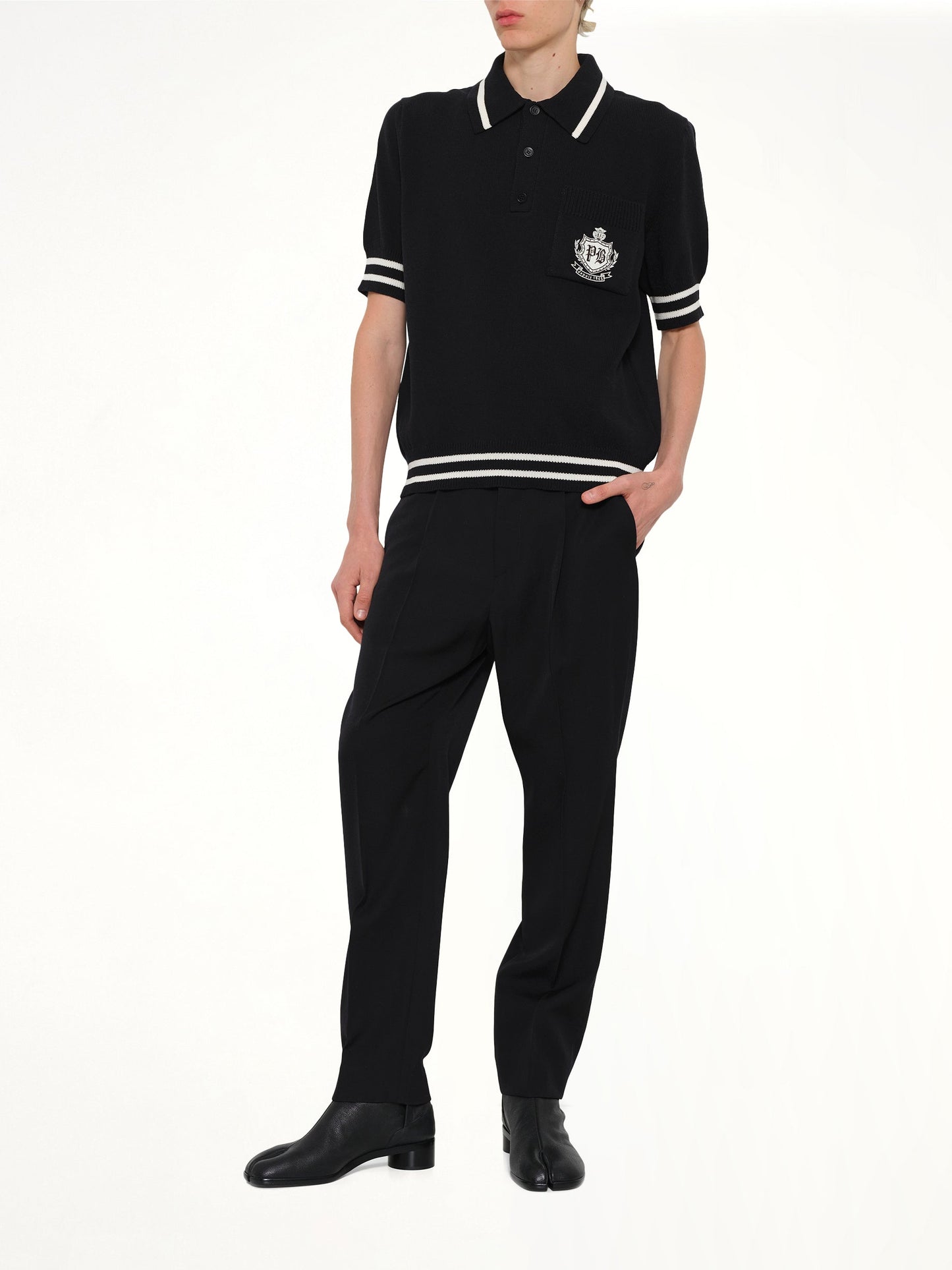 BALMAIN Straight GDP Pants (Black)