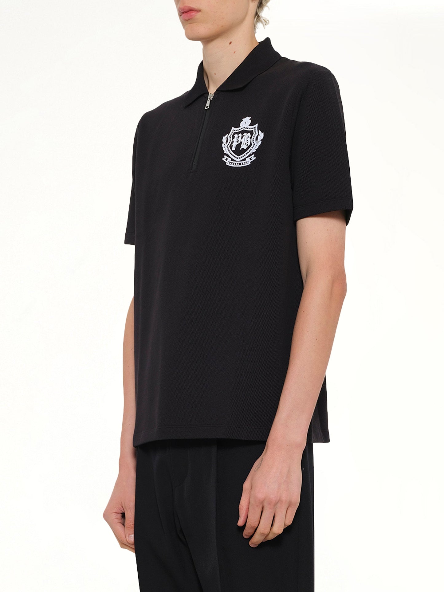 BALMAIN College Emblem Polo (Black)