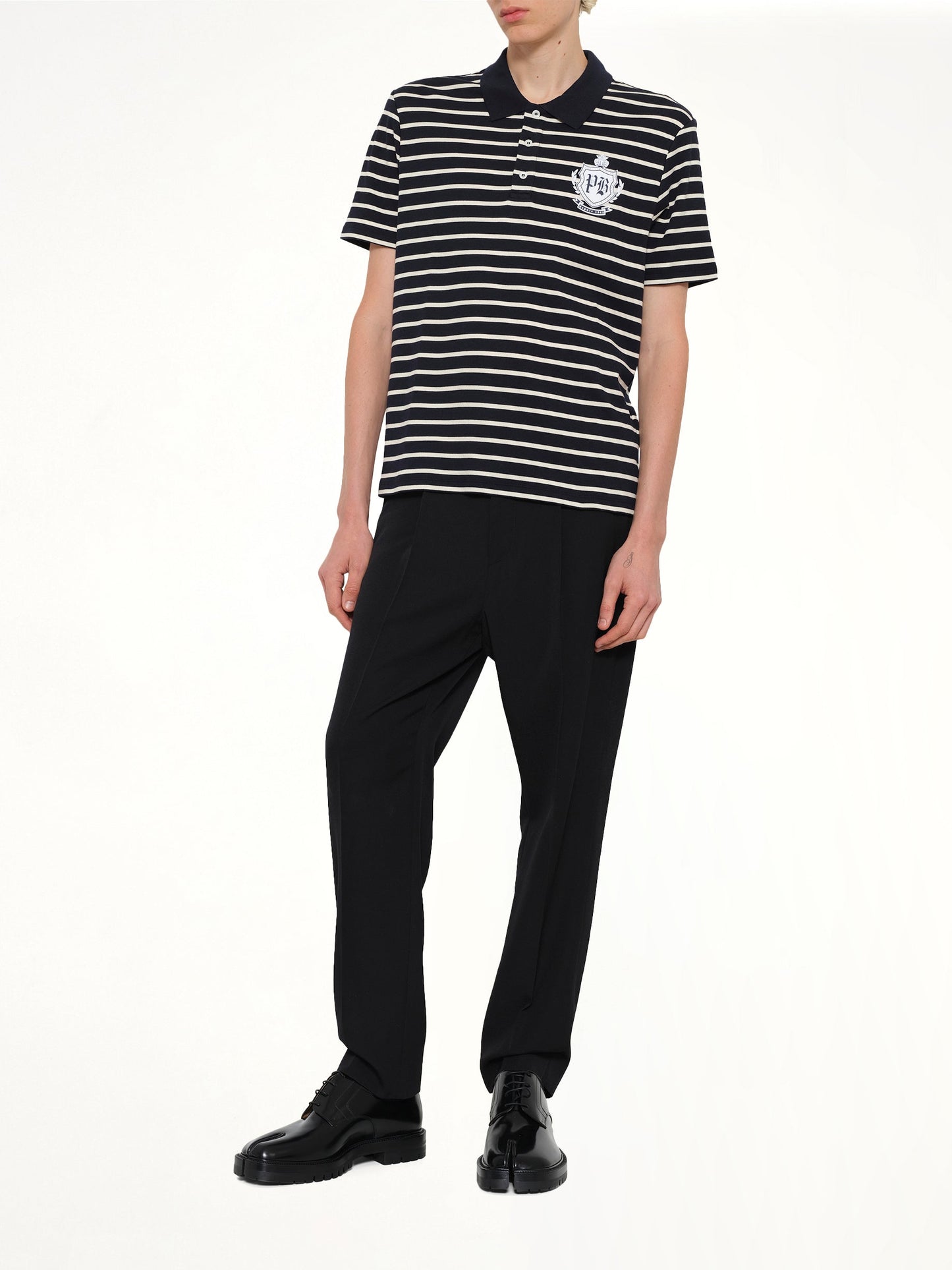BALMAIN Marinier College Emblem Polo (Blue)