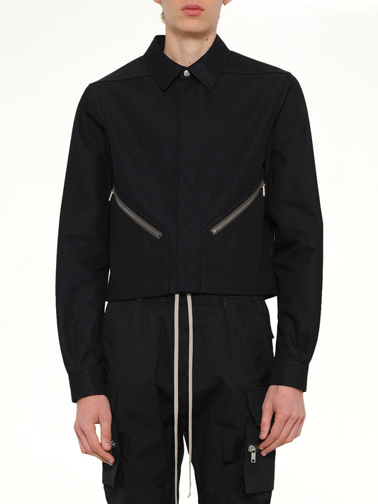 Image of Shirts. Product name - Tour Alice Shirt in Black colour by brand - RICK OWENS