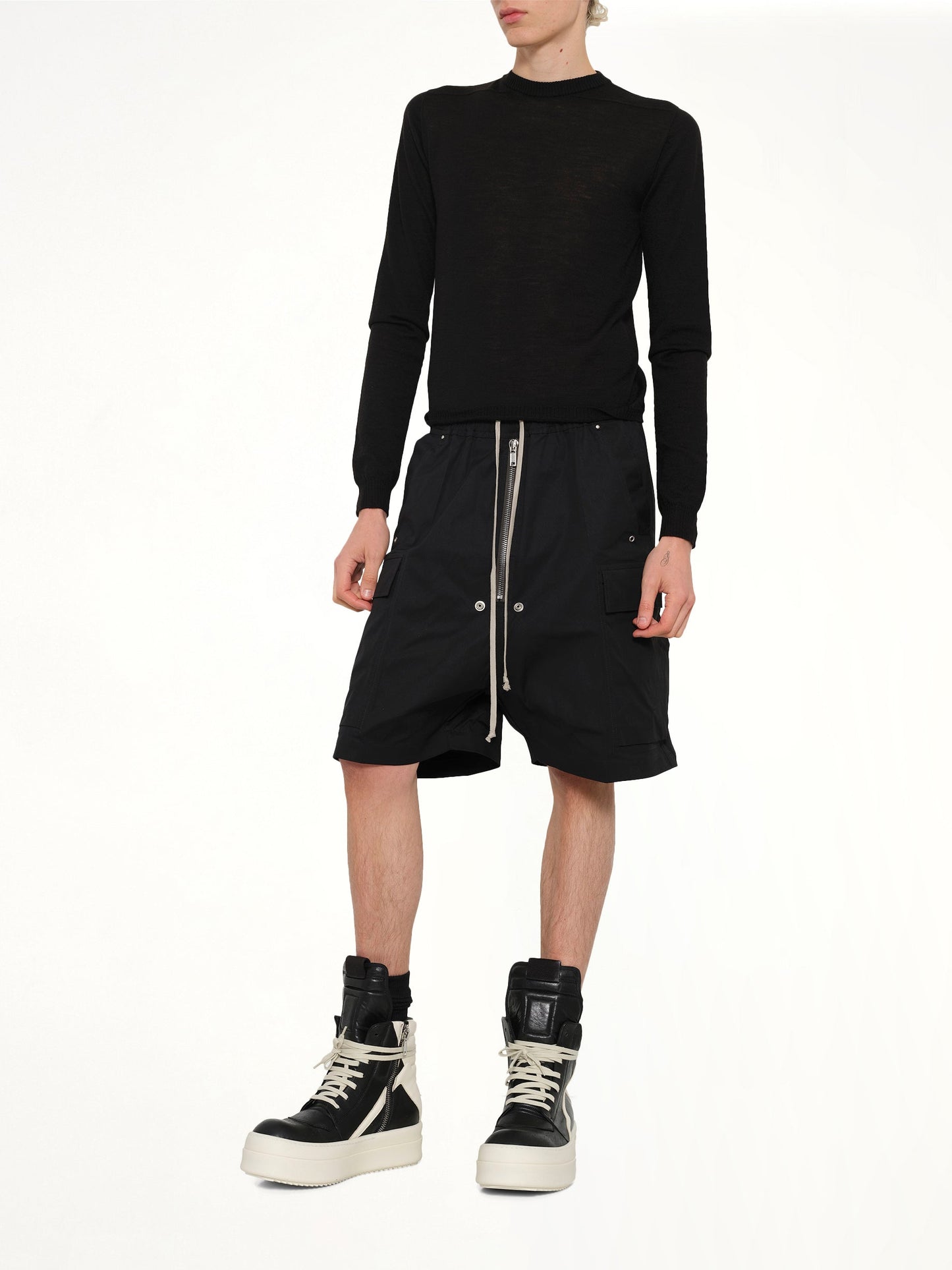 RICK OWENS Cargobela Shorts (Black)