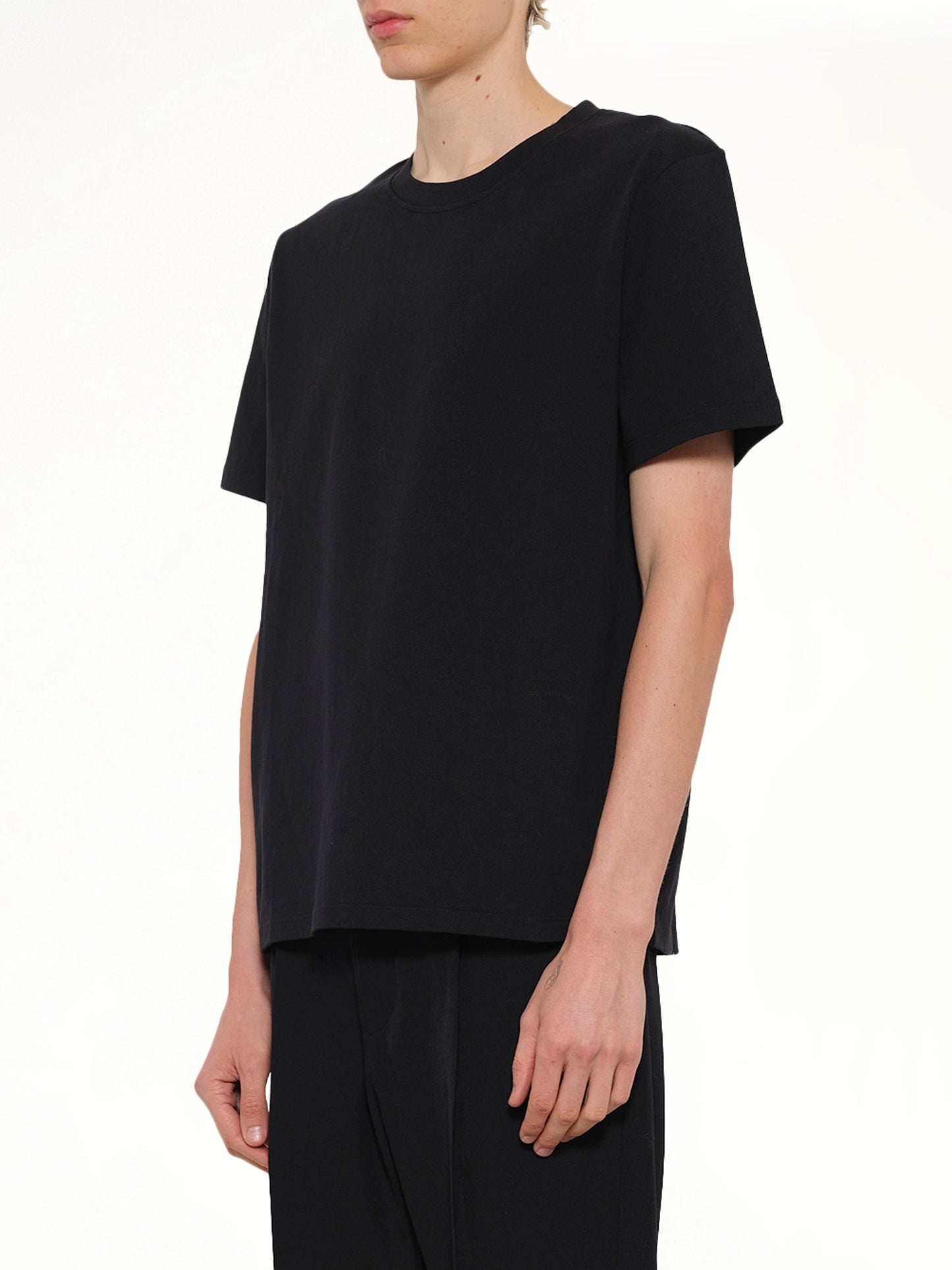 BALMAIN Back College Emblem T-Shirt (Black)
