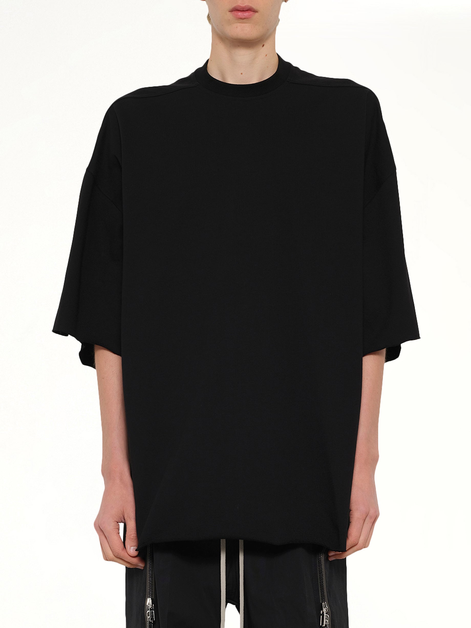 Image of T-Shirts. Product name - Tommy T-Shirt in Black colour by brand - RICK OWENS