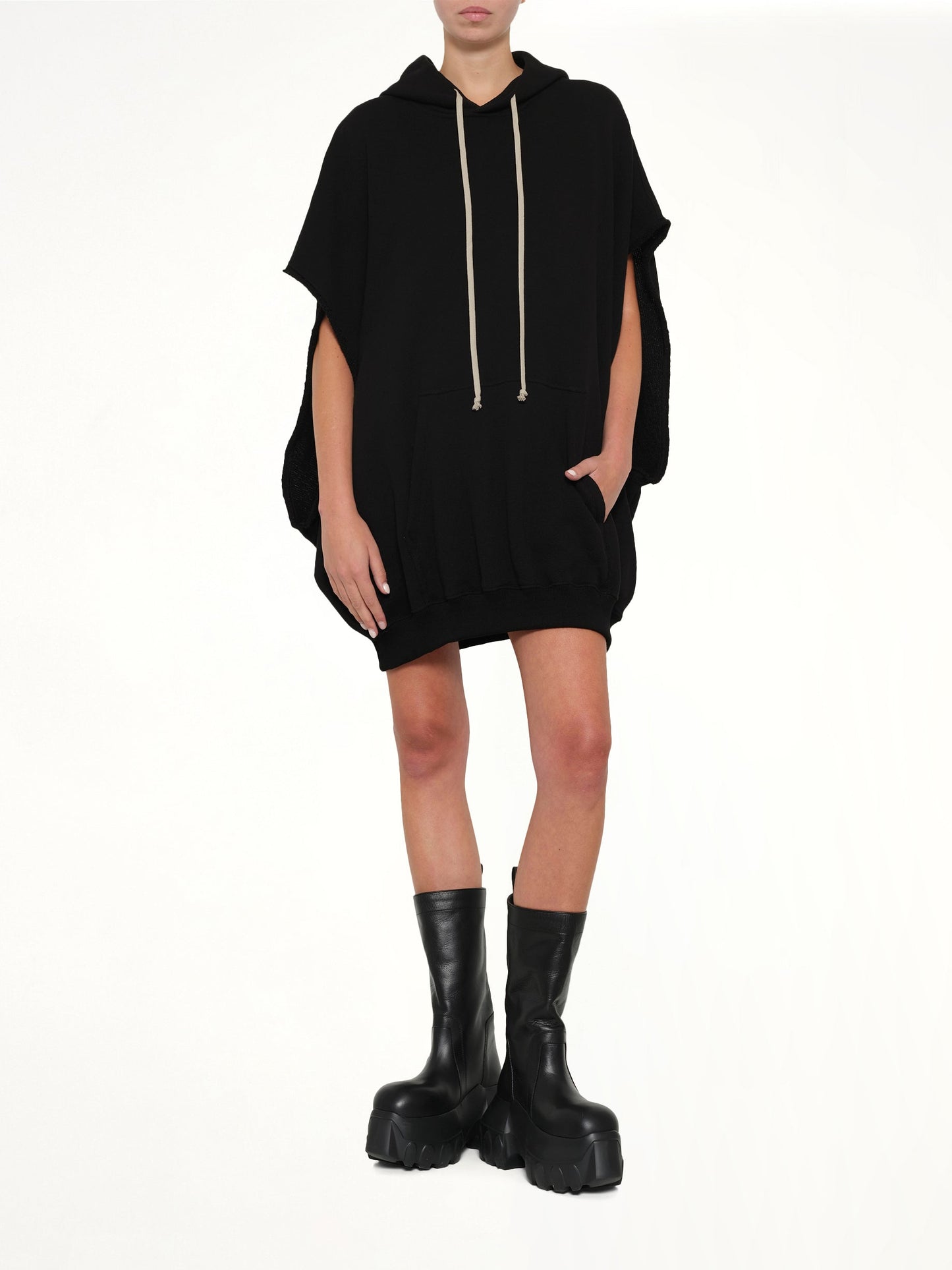 RICK OWENS SL Hun Hoodie (Black)