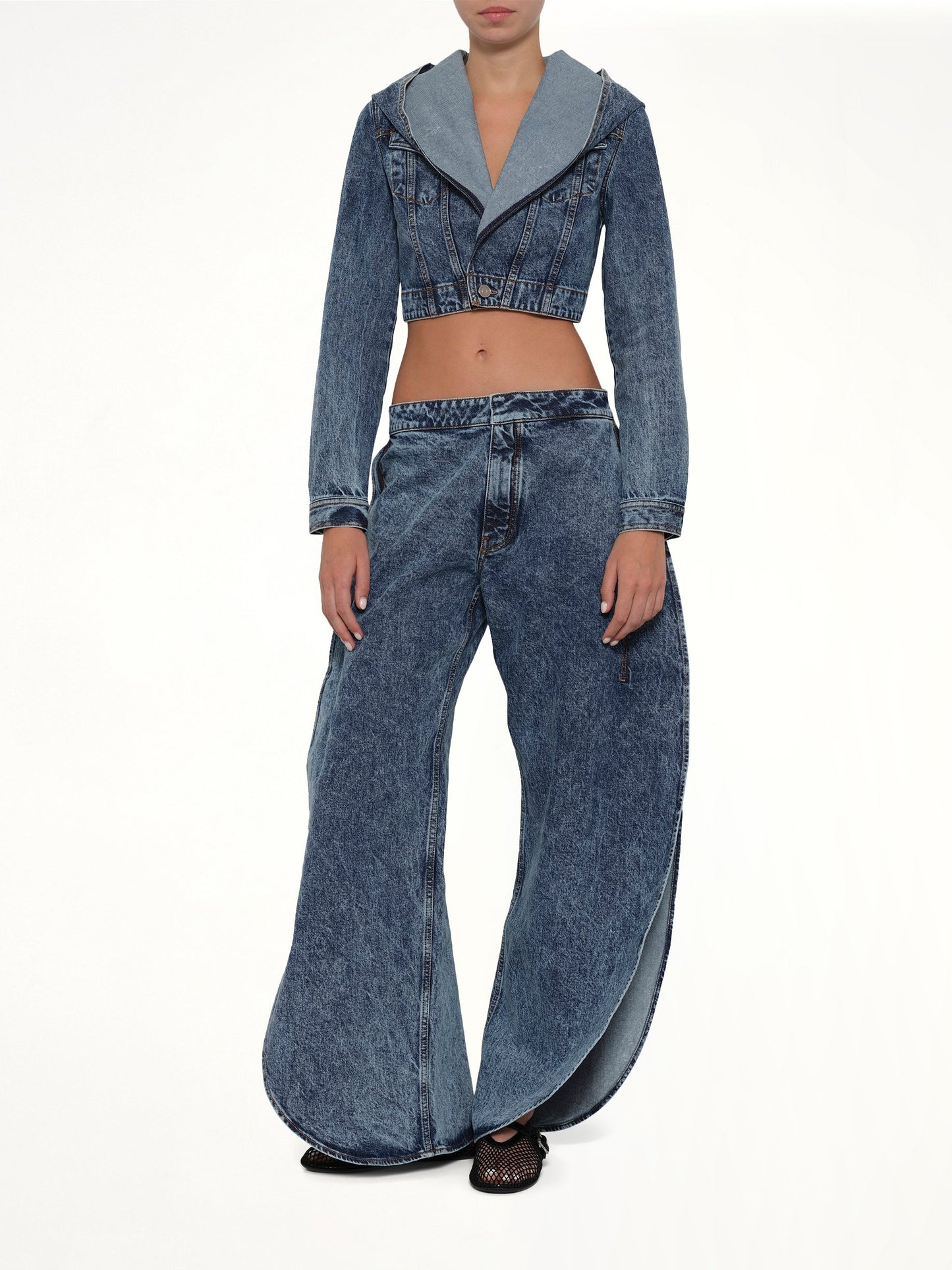 ALAIA Hooded Jacket (Blue)