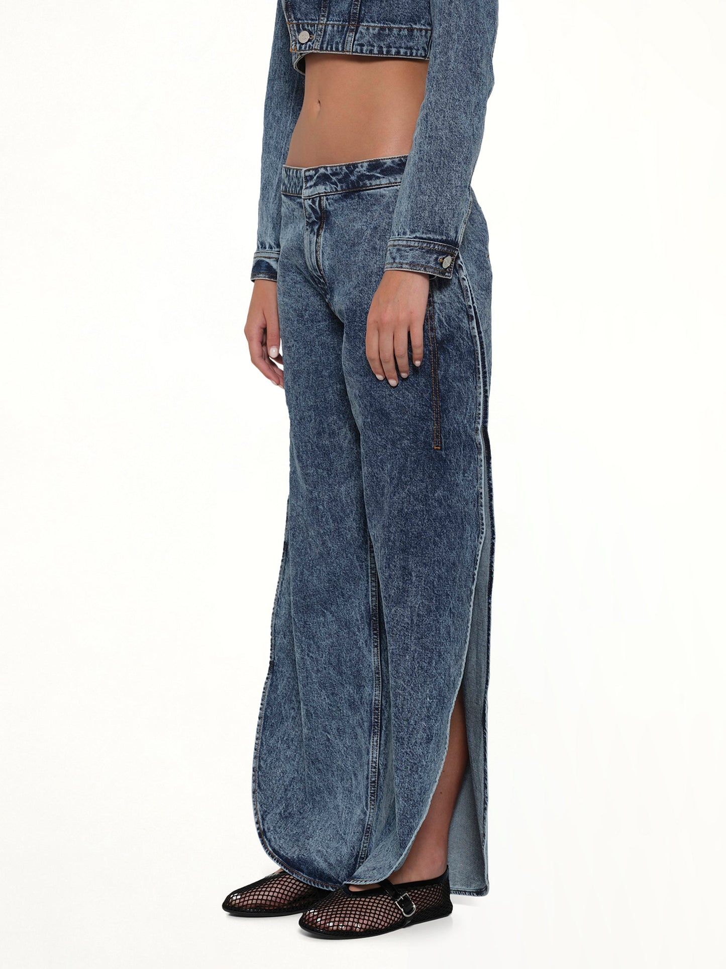 ALAIA Petal Pants (Blue)