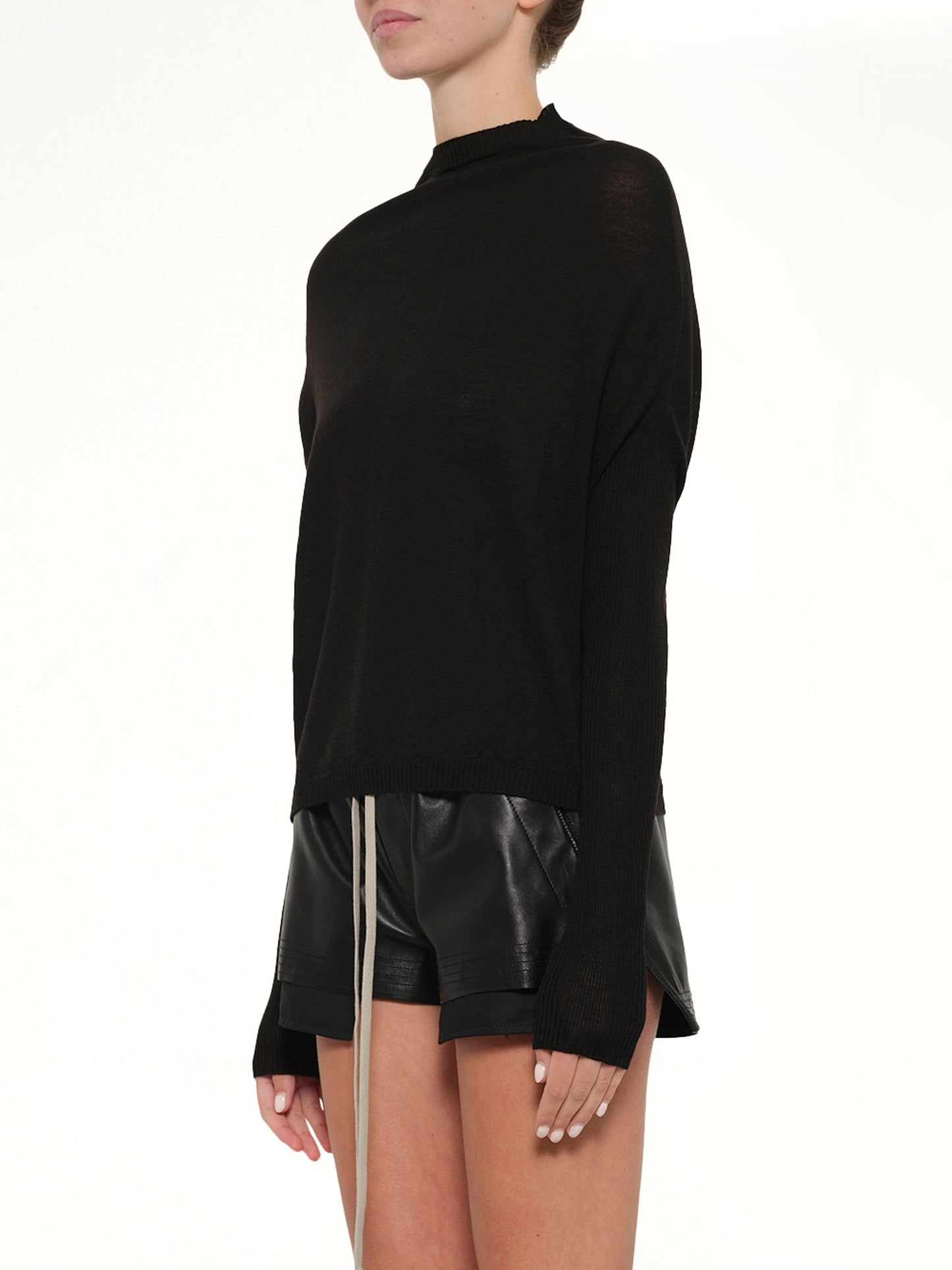 RICK OWENS Crater Knit (Black)