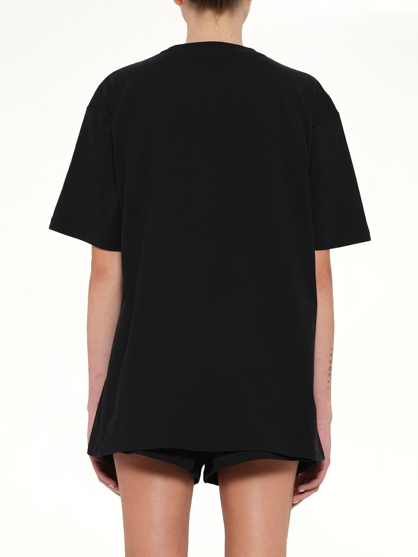BALMAIN Leopard Print T-Shirt (Black)