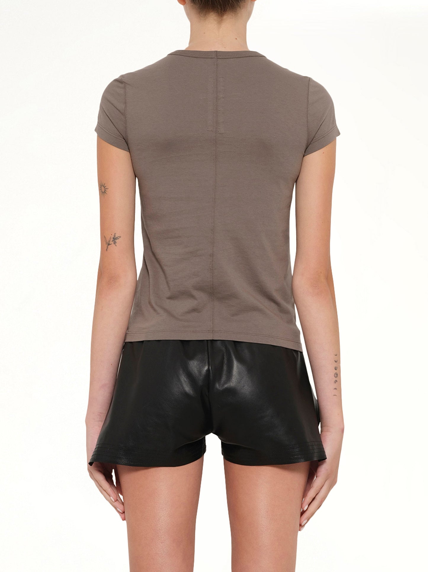 RICK OWENS Cropped Level T (Brown)