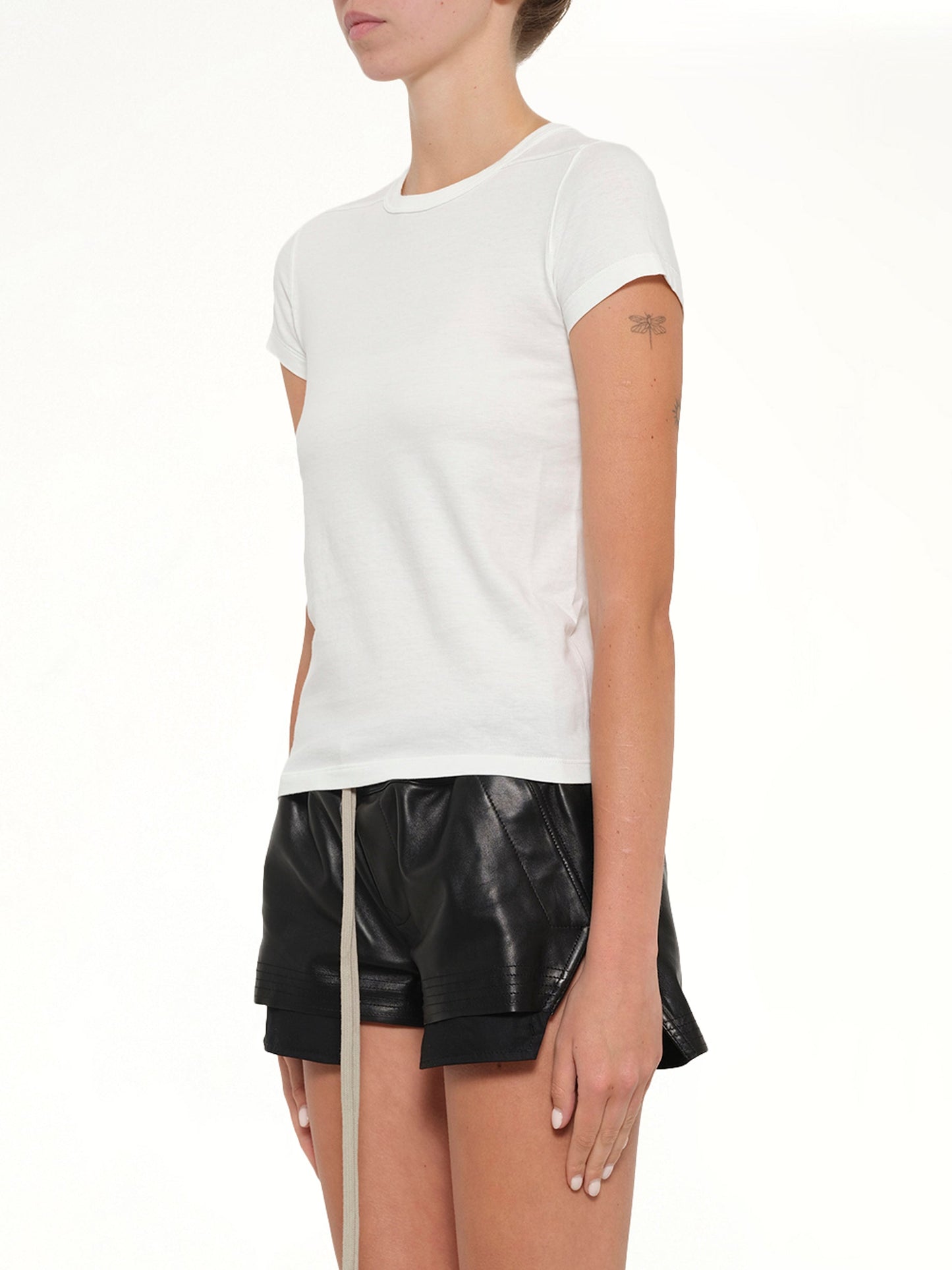 RICK OWENS Cropped Level T (White)