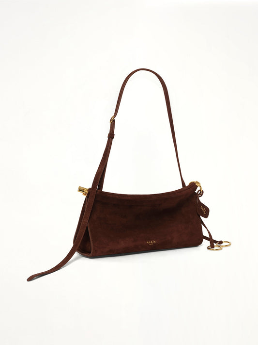ALAIA Le Click East West Small Bag (Brown)