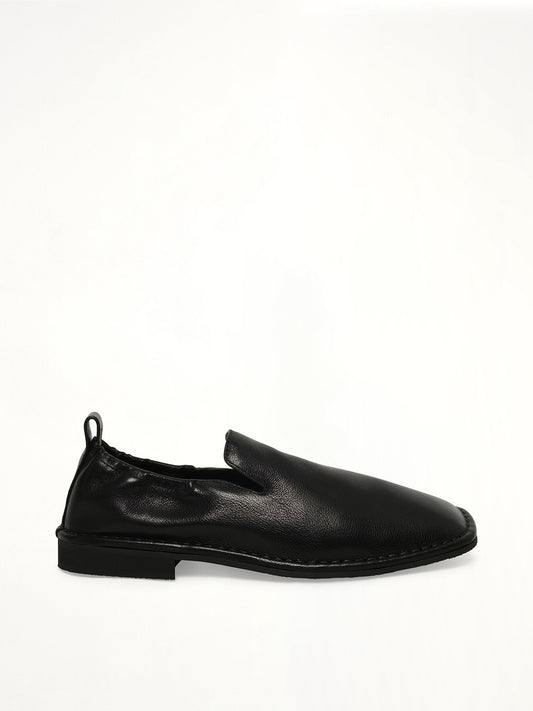 Image of Flats. Product name - Slip On Loafer in Black colour by brand - AMIRI