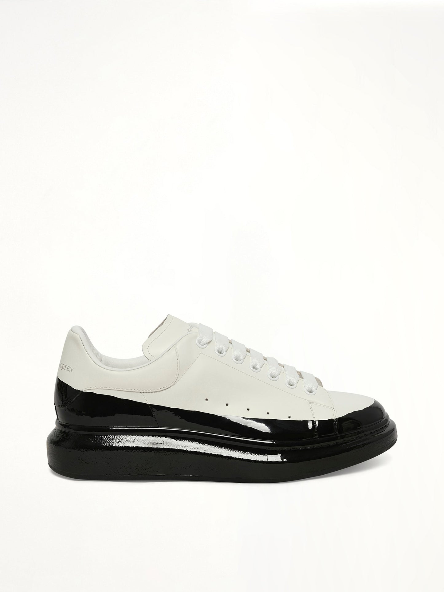 Image of Sneakers. Product name - Larry Oversized Dipped Sneaker in White colour by brand - ALEXANDER MCQUEEN