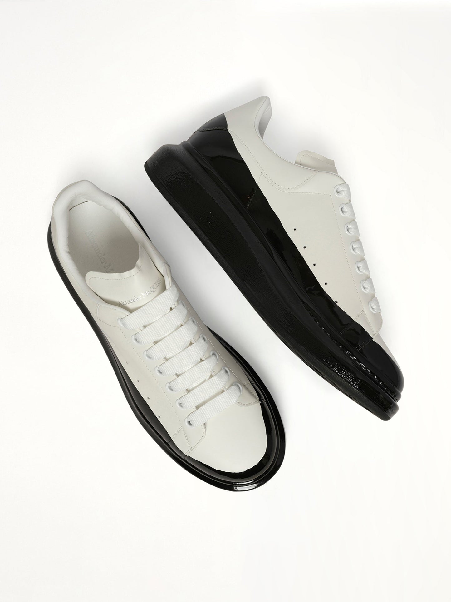 ALEXANDER MCQUEEN Larry Oversized Dipped Sneaker (White)
